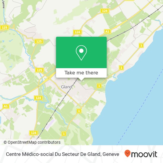 Centre Médico-social Du Secteur De Gland map