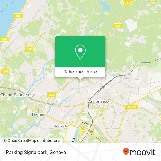 Parking Signalpark Karte