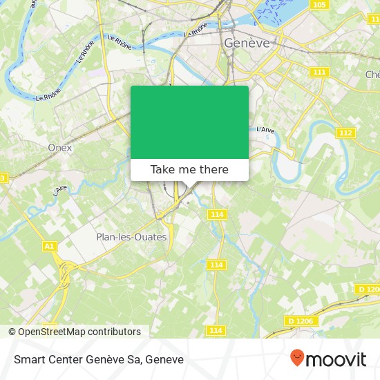 Smart Center Genève Sa map