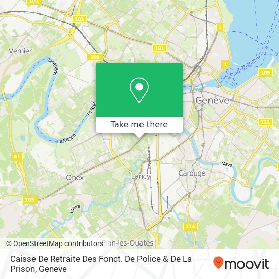 Caisse De Retraite Des Fonct. De Police & De La Prison map