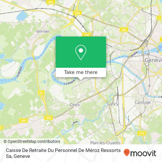 Caisse De Retraite Du Personnel De Méroz Ressorts Sa map