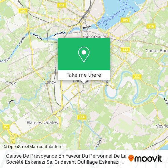 Caisse De Prévoyance En Faveur Du Personnel De La Société Eskenazi Sa, Ci-devant Outillage Eskenazi map