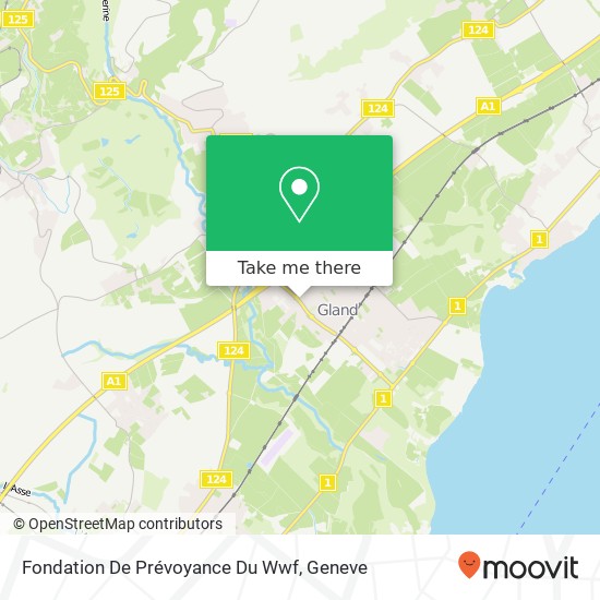 Fondation De Prévoyance Du Wwf map