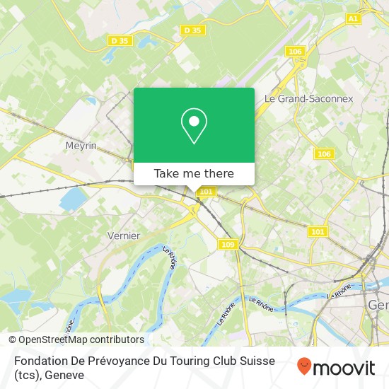 Fondation De Prévoyance Du Touring Club Suisse (tcs) Karte
