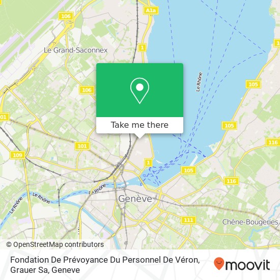 Fondation De Prévoyance Du Personnel De Véron, Grauer Sa map