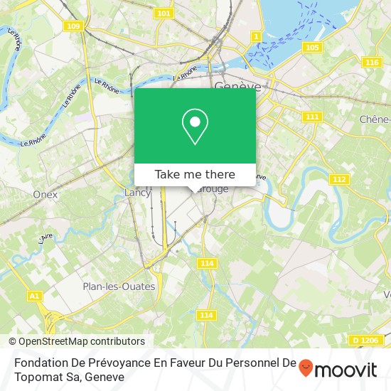 Fondation De Prévoyance En Faveur Du Personnel De Topomat Sa map
