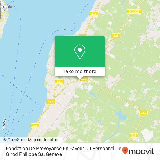 Fondation De Prévoyance En Faveur Du Personnel De Girod Philippe Sa map