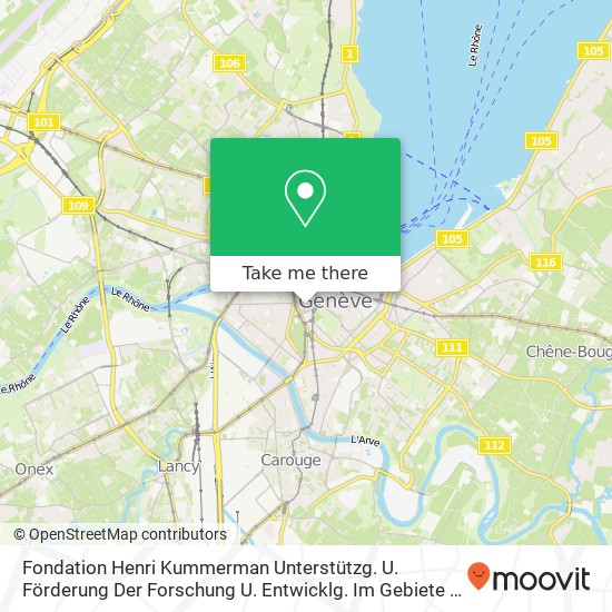 Fondation Henri Kummerman Unterstützg. U. Förderung Der Forschung U. Entwicklg. Im Gebiete V. Hochs map