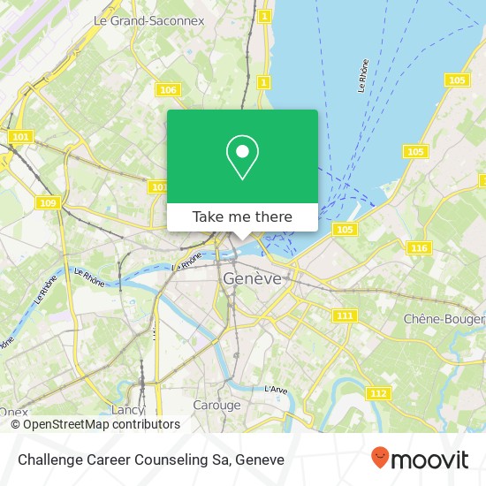 Challenge Career Counseling Sa map