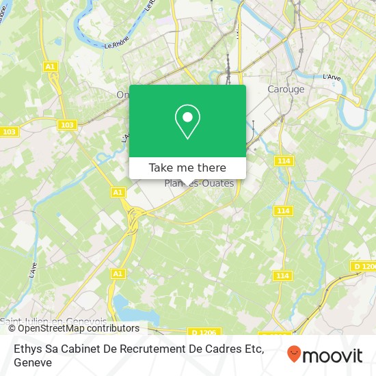 Ethys Sa Cabinet De Recrutement De Cadres Etc map