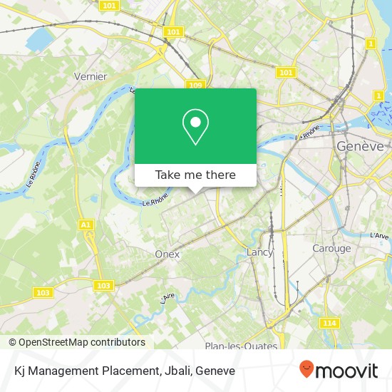 Kj Management Placement, Jbali map