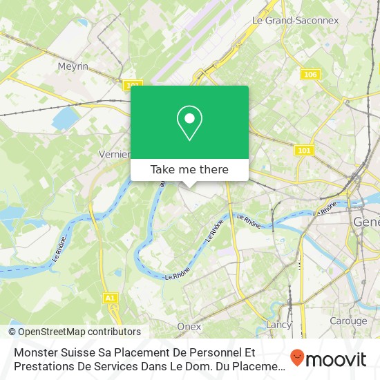 Monster Suisse Sa Placement De Personnel Et Prestations De Services Dans Le Dom. Du Placement De Pe map