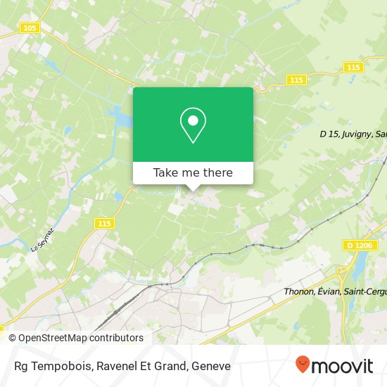 Rg Tempobois, Ravenel Et Grand map
