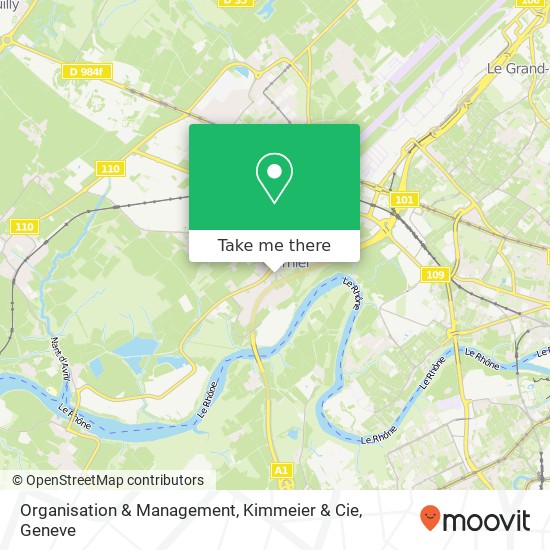 Organisation & Management, Kimmeier & Cie Karte