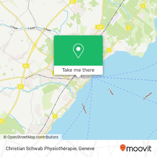 Christian Schwab Physiothérapie map
