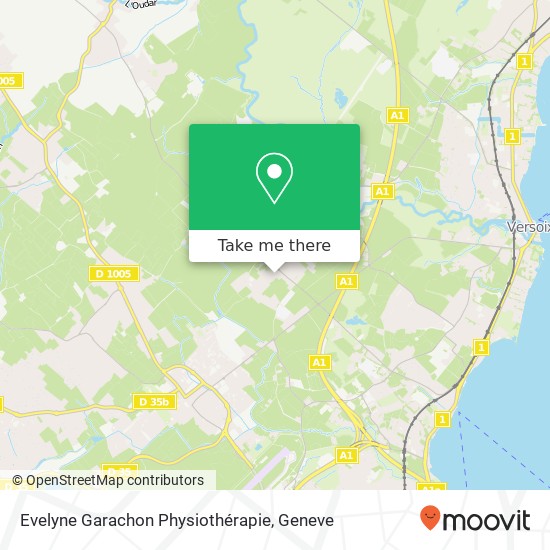 Evelyne Garachon Physiothérapie map