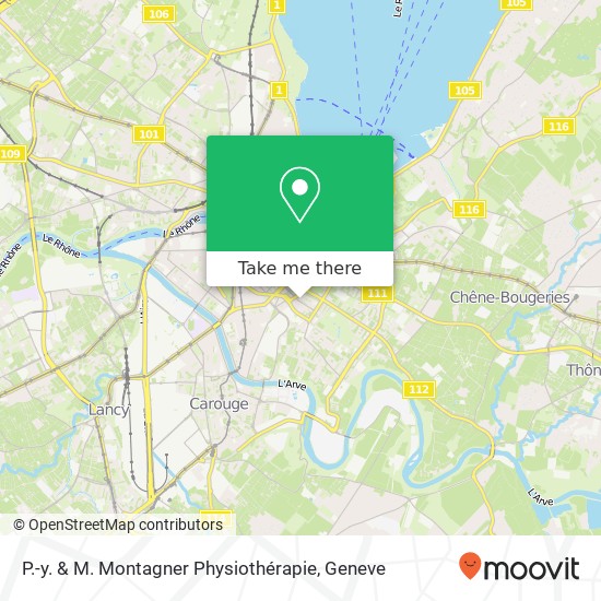 P.-y. & M. Montagner Physiothérapie map
