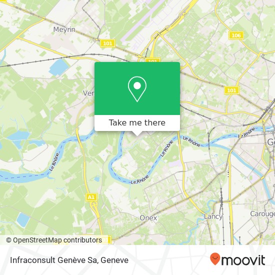 Infraconsult Genève Sa map
