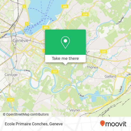 Ecole Primaire Conches map