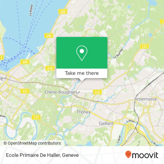 Ecole Primaire De Haller map