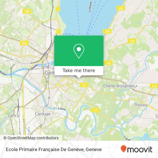 Ecole Primaire Française De Genève map