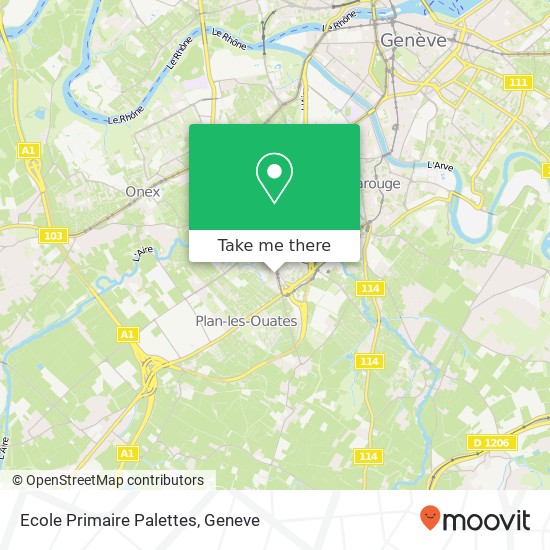 Ecole Primaire Palettes map