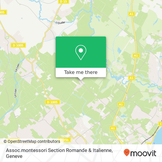 Assoc.montessori Section Romande & Italienne map