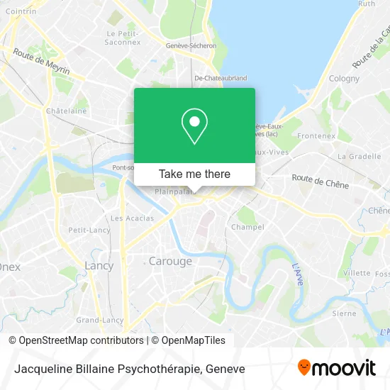 Jacqueline Billaine Psychothérapie map