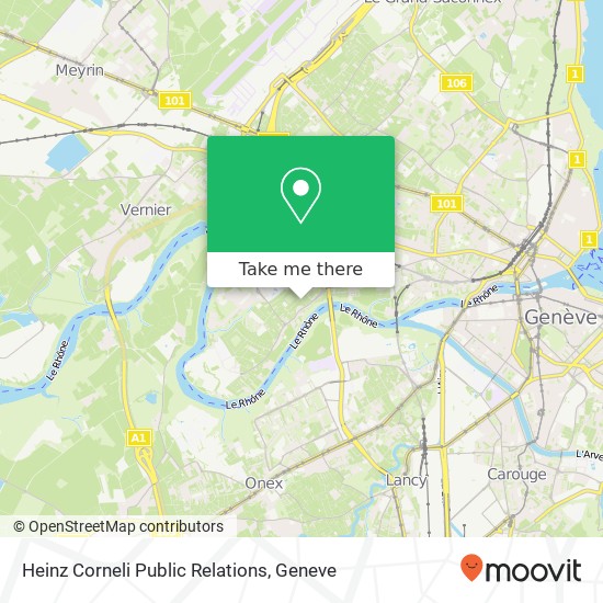 Heinz Corneli Public Relations map