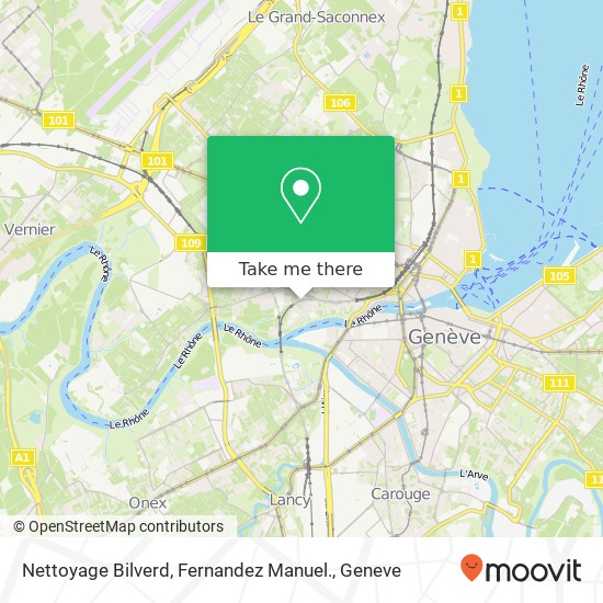 Nettoyage Bilverd, Fernandez Manuel. map