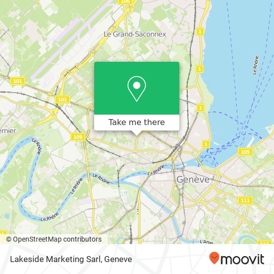 Lakeside Marketing Sarl map