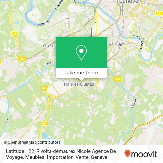Latitude 122, Rivolta-demaurex Nicole Agence De Voyage. Meubles; Importation, Vente Karte