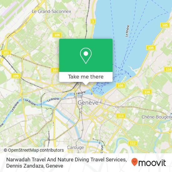 Narwadah Travel And Nature Diving Travel Services, Dennis Zandaza map