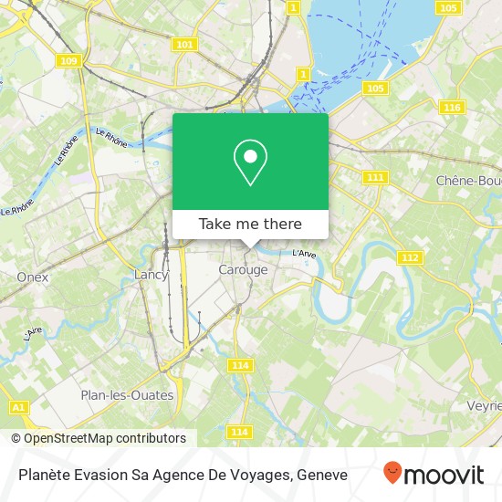 Planète Evasion Sa Agence De Voyages map