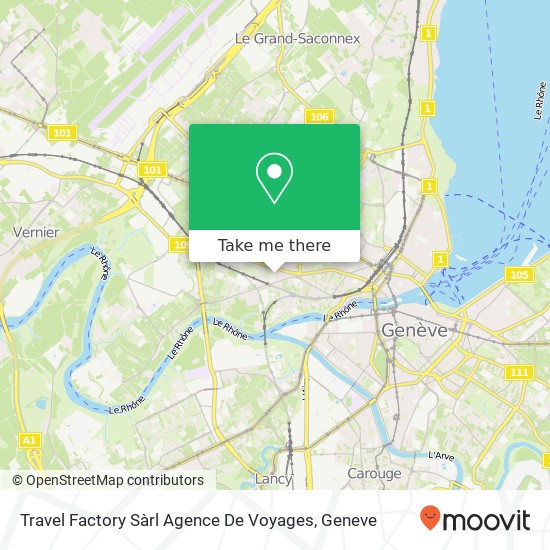 Travel Factory Sàrl Agence De Voyages Karte
