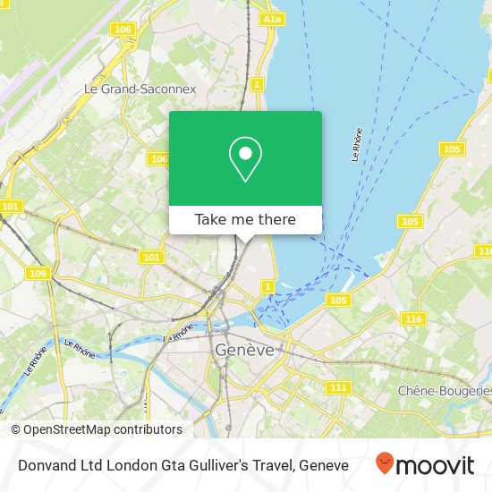 Donvand Ltd London Gta Gulliver's Travel Karte