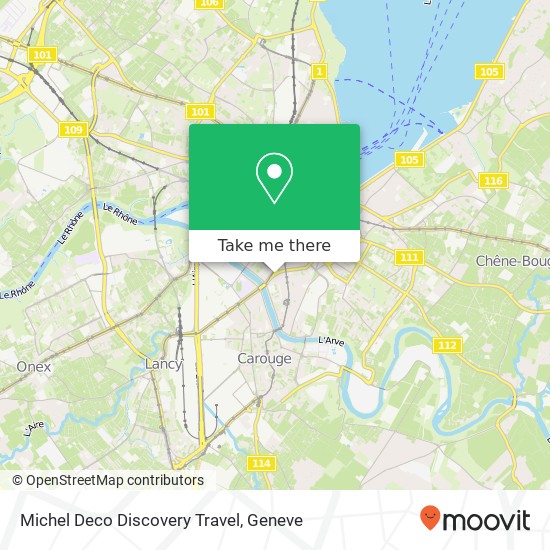 Michel Deco Discovery Travel map