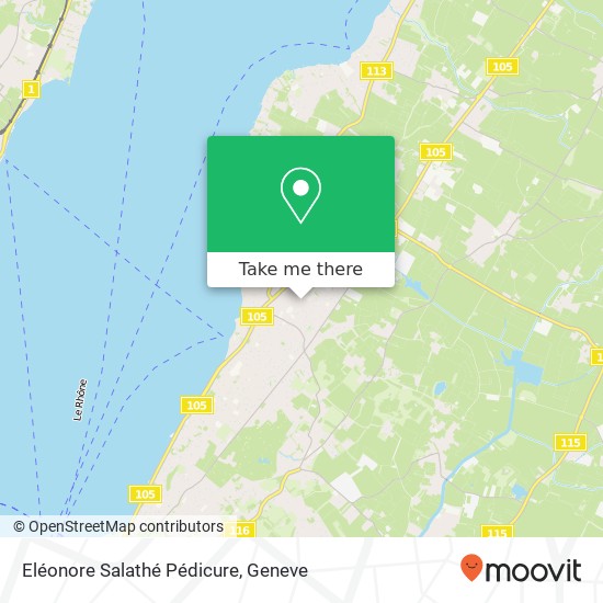 Eléonore Salathé Pédicure map