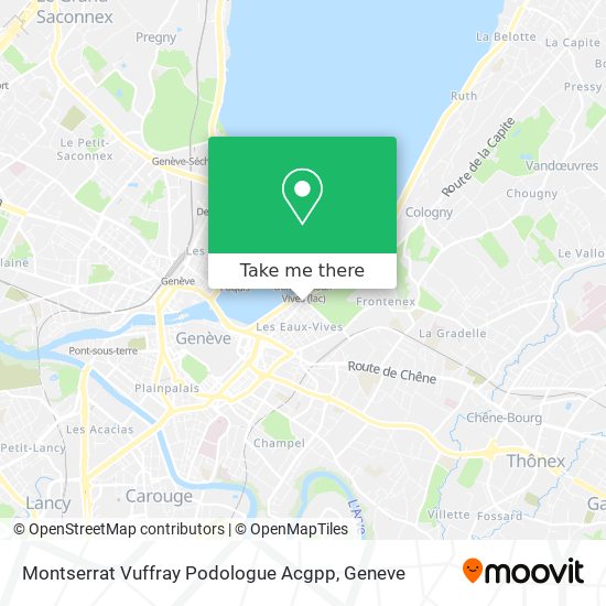 Montserrat Vuffray Podologue Acgpp map
