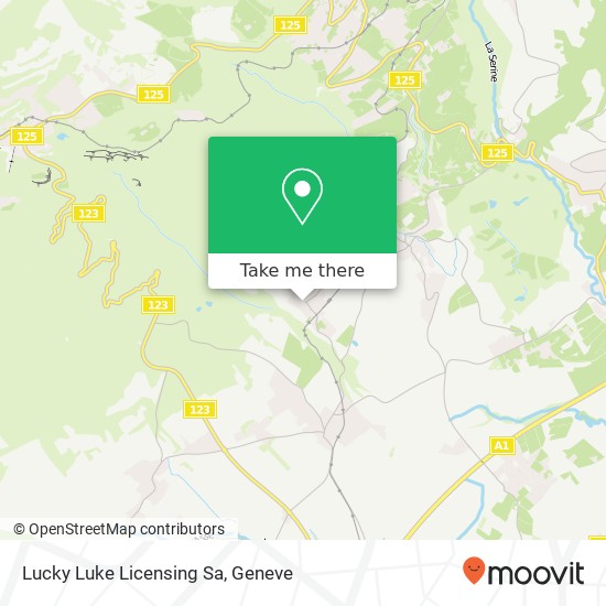 Lucky Luke Licensing Sa map
