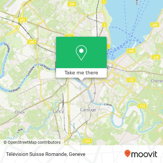 Télévision Suisse Romande Karte