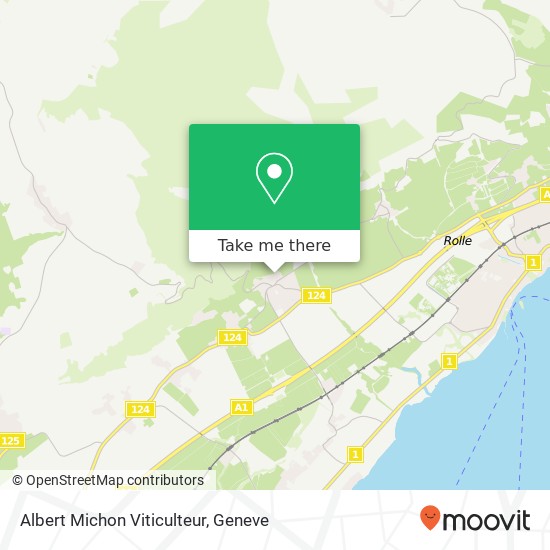 Albert Michon Viticulteur map