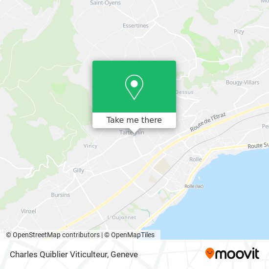 Charles Quiblier Viticulteur map