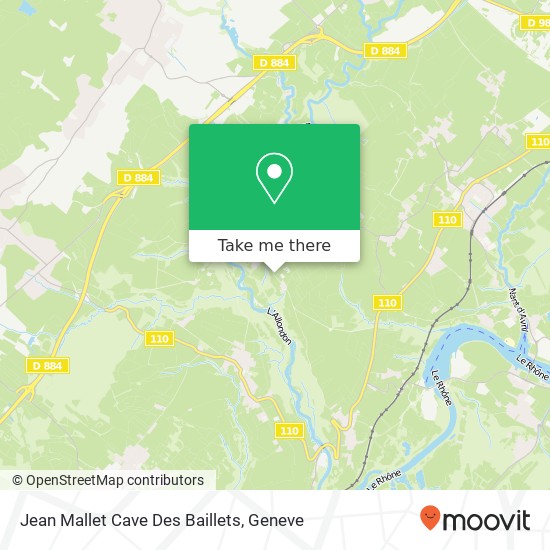 Jean Mallet Cave Des Baillets Karte