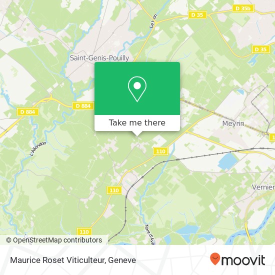 Maurice Roset Viticulteur map