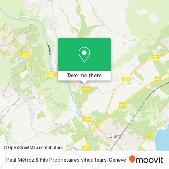 Paul Métroz & Fils Propriétaires-viticulteurs map