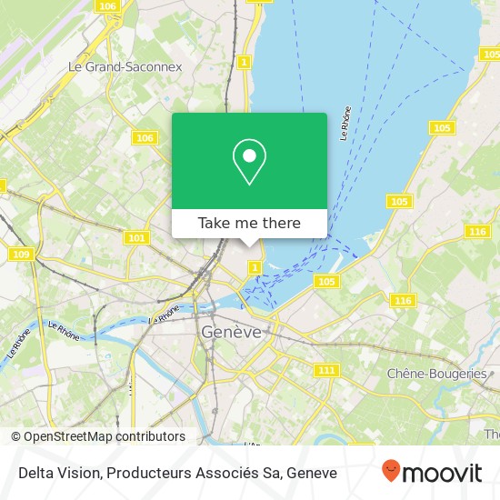 Delta Vision, Producteurs Associés Sa map