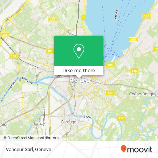 Vanceur Sàrl map