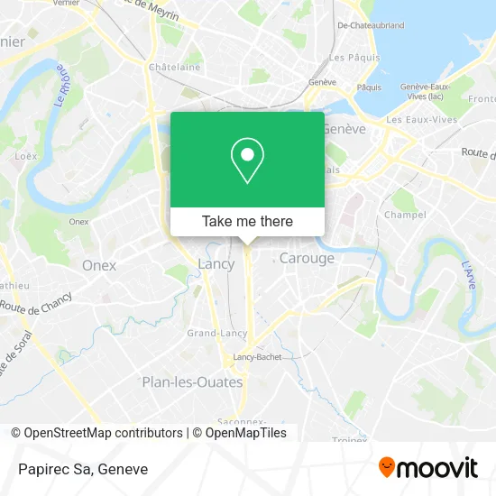 Papirec Sa map