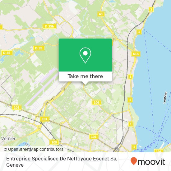Entreprise Spécialisée De Nettoyage Esénet Sa map